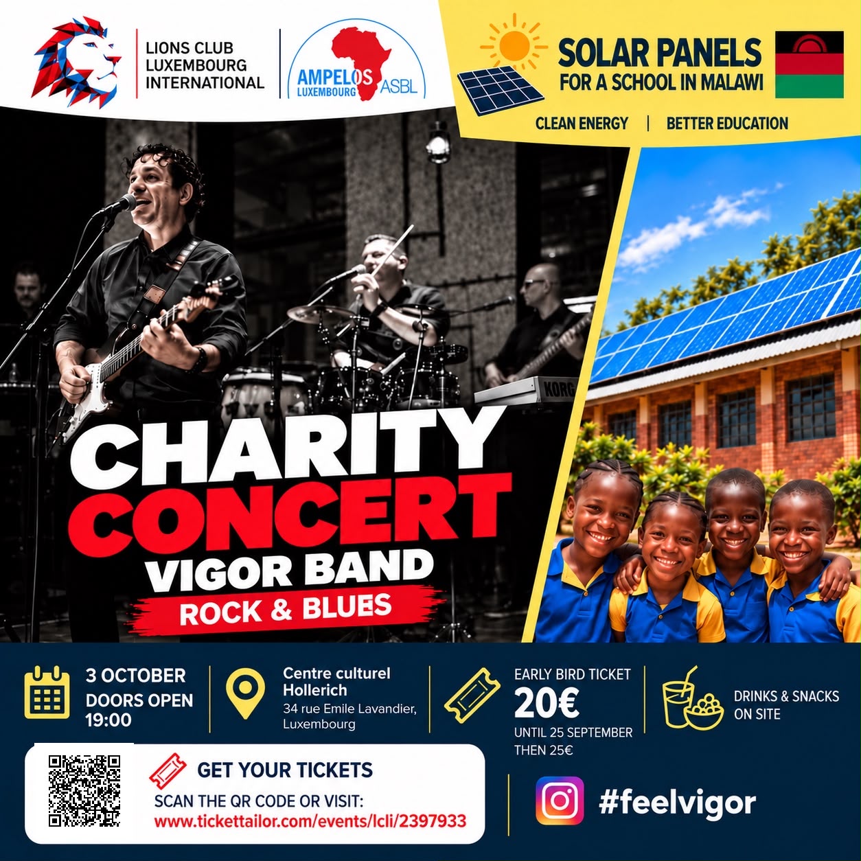 Charity Concert – Vigor Band – Rock and Blues